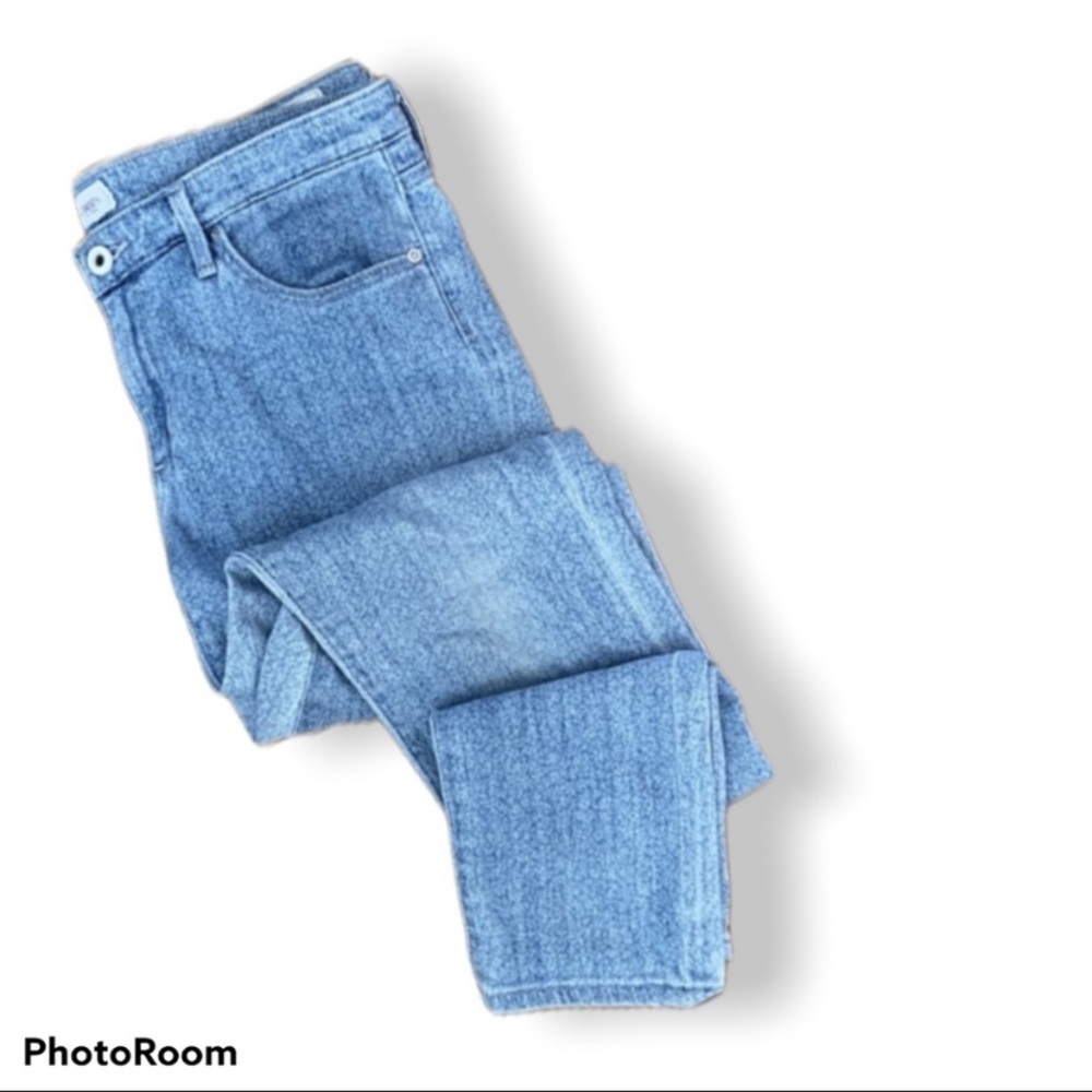 [A.g] Liberty Art Floral Stretch Ankle Jeans